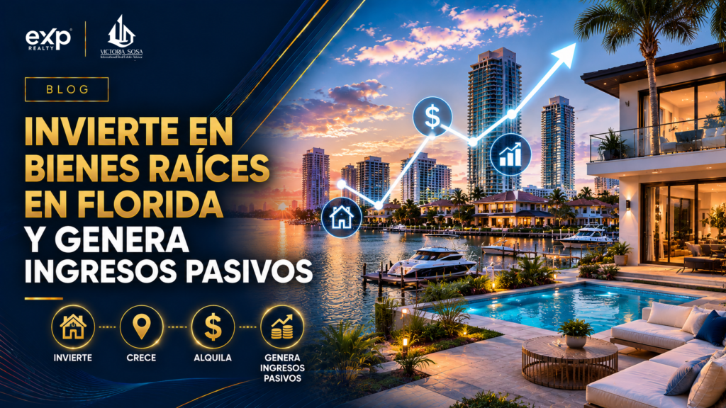 Invierte en Bienes Raíces en Florida y Genera Ingresos Pasivos